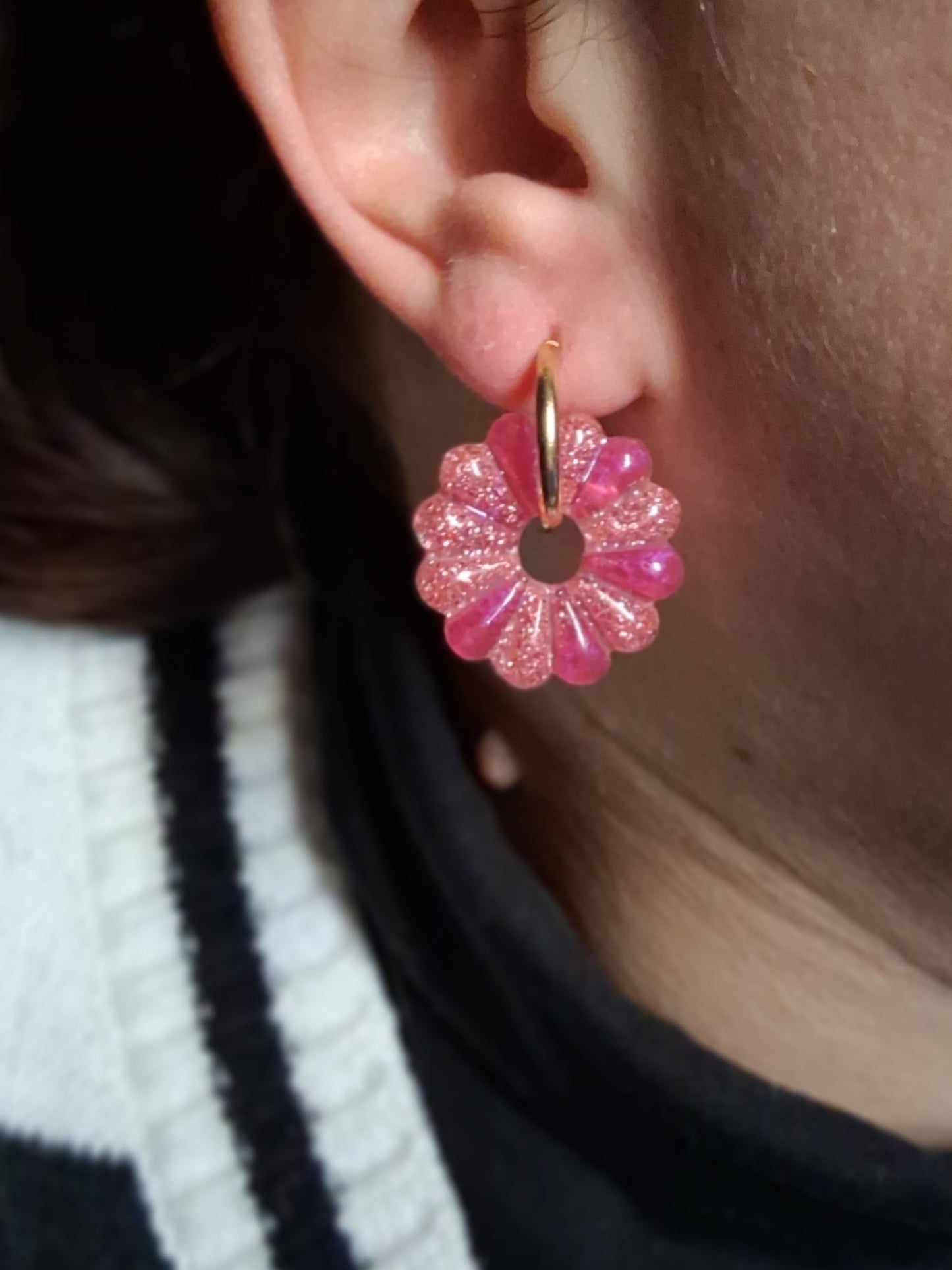 pampilles ronde avec trait