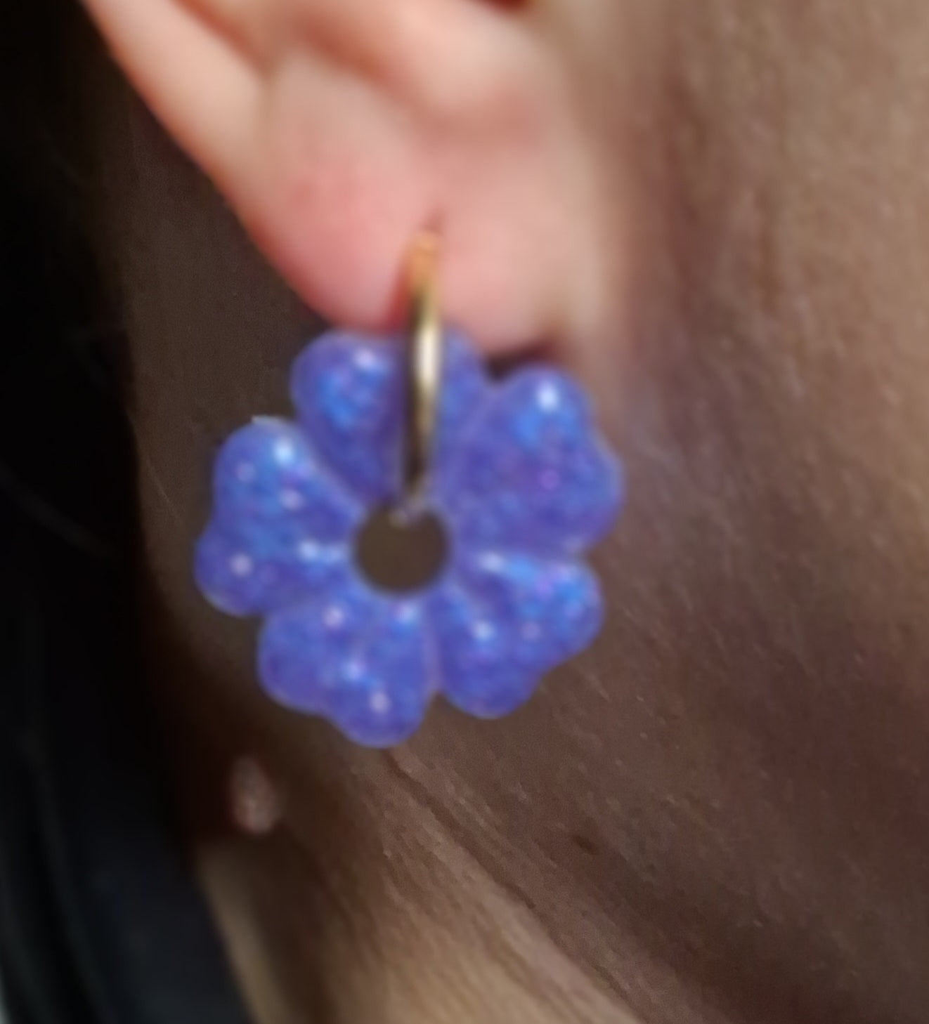 pampilles Fleur 5 pétales carrés