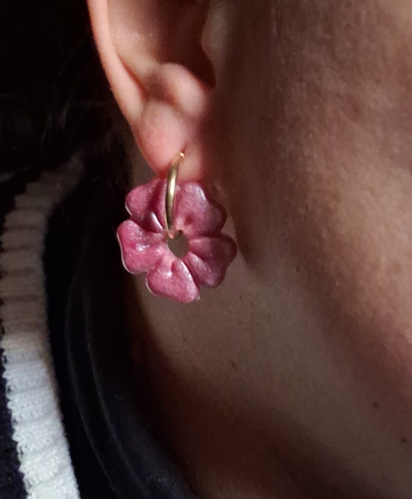 pampilles Fleur 5 pétales carrés