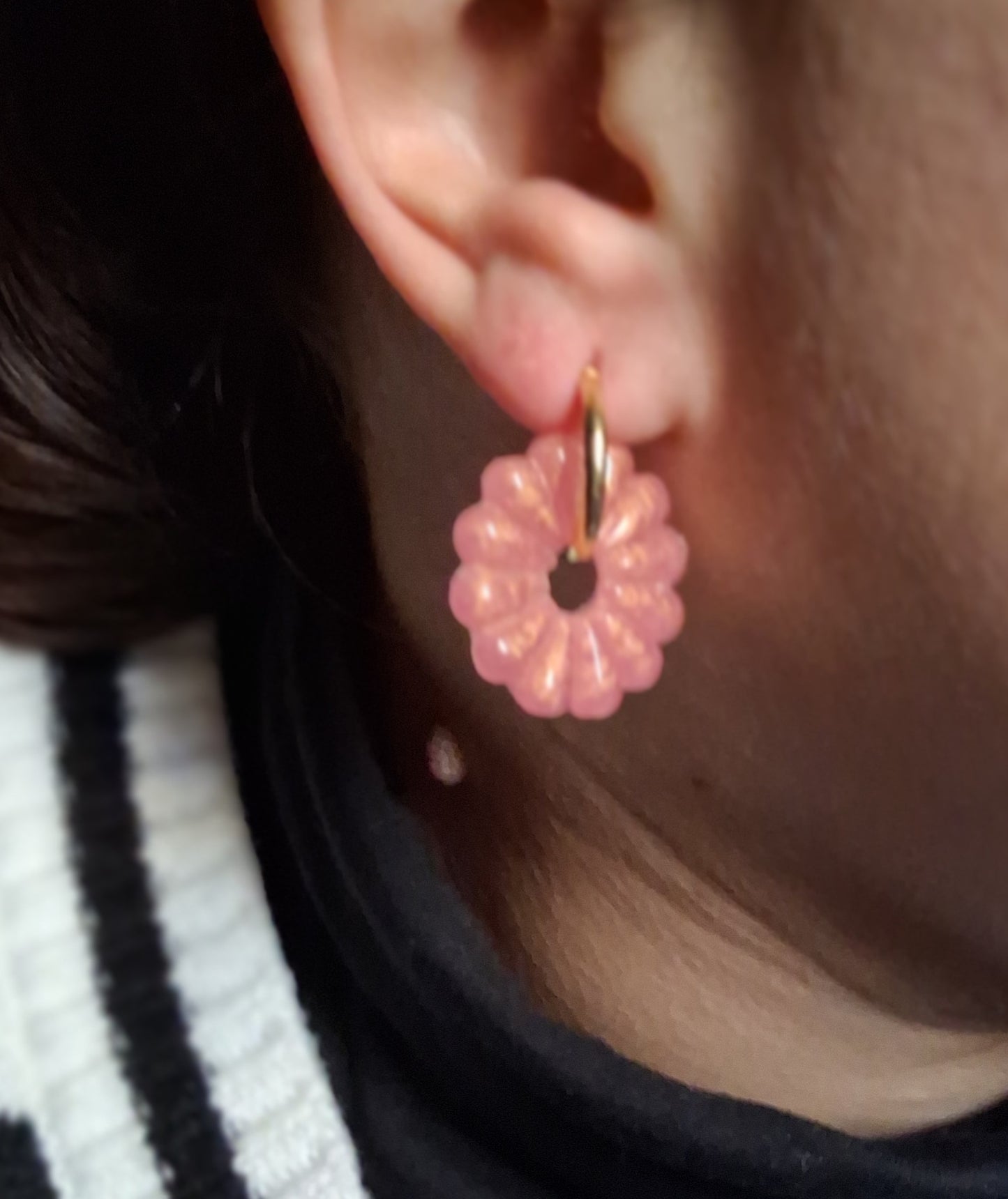 pampilles ronde avec trait